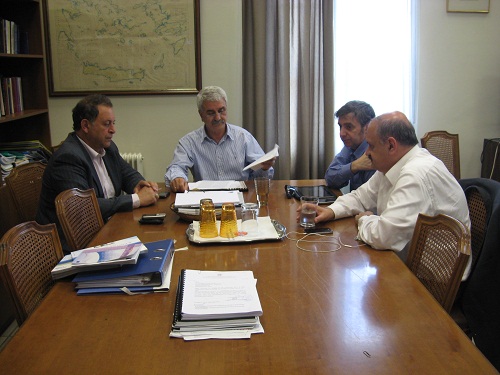Συνάντηση Περιφερειάρχη με δήμαρχο Σύρου Ερμούπολης