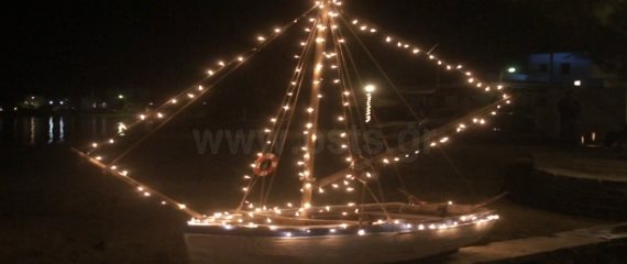 Αναβολή φωταγώγησης χριστουγεννιάτικης βάρκας στην Αγκαιριά