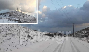 Κυκλάδες - Πάρος: Ενεργοποιήθηκε το 112 – Προειδοποίηση για επικίνδυνες χιονοπτώσεις