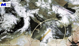 Καιρός: Η αφρικανική σκόνη σήμερα πάνω από την Ελλάδα