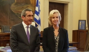Συνάντηση του Περιφερειάρχη Γ. Χατζημάρκου  με την Πρέσβη της Σουηδίας στην Ελλάδα