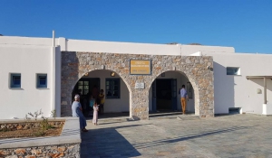 Στο νησί του απέραντου γαλάζιου ο Περιφερειάρχης, Γιώργος Χατζημάρκος, εγκαινίασε το νέο σχολικό συγκρότημα Νηπιαγωγείου
