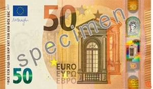 Πρεμιέρα σήμερα για το νέο 50ευρω - Ποια είναι τα χαρακτηριστικά γνησιότητάς του (Βίντεο)