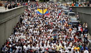 Βενεζουέλα: Διαδηλώσεις για την ελευθερία της έκφρασης