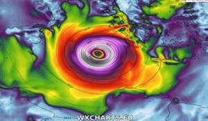 Όλα τα νέα δεδομένα για την πορεία και την ένταση του Μεσογειακού Κυκλώνα