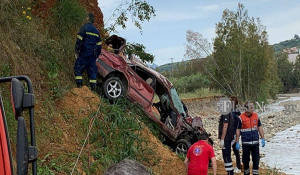 Τροχαίο δυστύχημα στα Χανιά -Αυτοκίνητο έπεσε σε γκρεμό, νεκρός ο οδηγός
