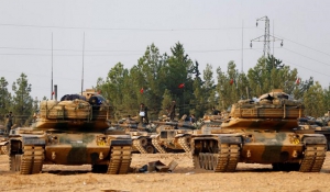 Τουρκικό σφυροκόπημα κατά ISIS στα τουρκοσυριακά σύνορα