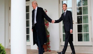 Ο Τραμπ έδωσε στον Μακρόν αγκαλιές και φιλιά, αλλά τίποτα για εμπόριο, Συρία και Ιράν
